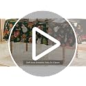 Christmas Tablecloth 60 x 84 Inches Rectangular Gingerbread Man Green
