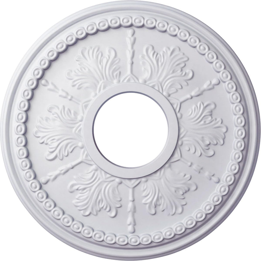 13 7/8"OD x 3 3/4"ID x 1 1/4"P Tirana Ceiling Medallion (Fits Canopies up to 4 3/4")