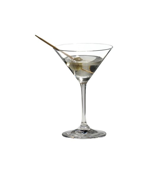 Riedel Vinum Martini Glasses - Crystal Glass, Dishwasher Safe, 2-Piece Set - Essential Home Bar Glassware 6416/77