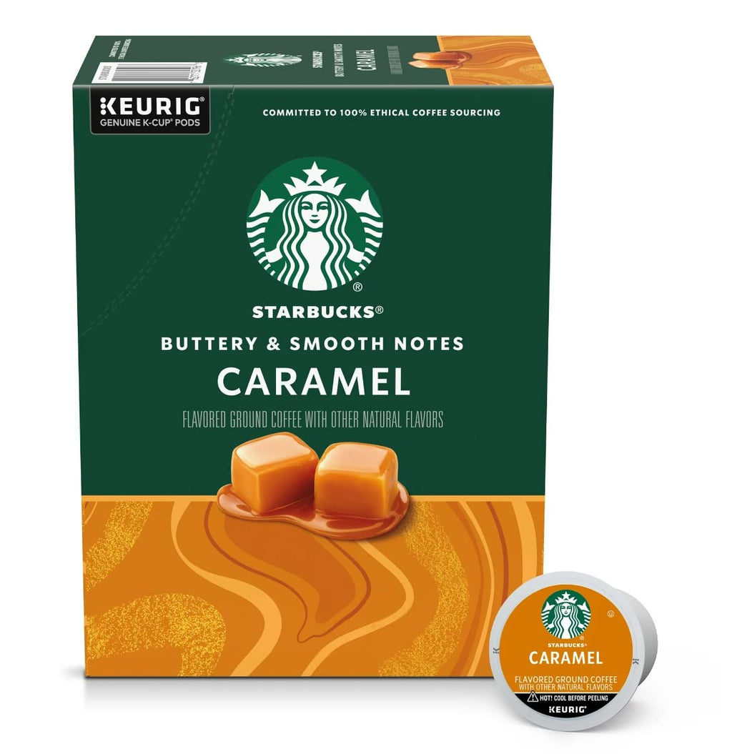 Starbucks® Caramel Flavored Coffee K-Cup® Pods - 44 Count for Rich, Sweet Taste