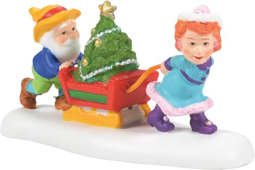 Department 56 North Pole Village Figurine - Just In Time For Christmas, 1.57 Inch, Multicolor