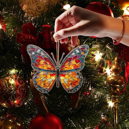 Monarch Butterfly Suncatcher Ornament - Meaningful Gift with Story Card