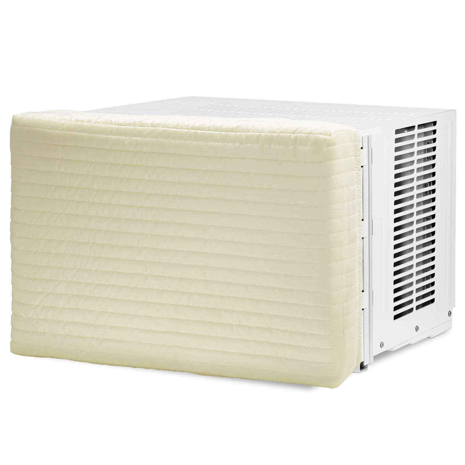 Homydom Indoor Air Conditioner Cover AC Unit Covers (Beige, 28"x20"x3.5")