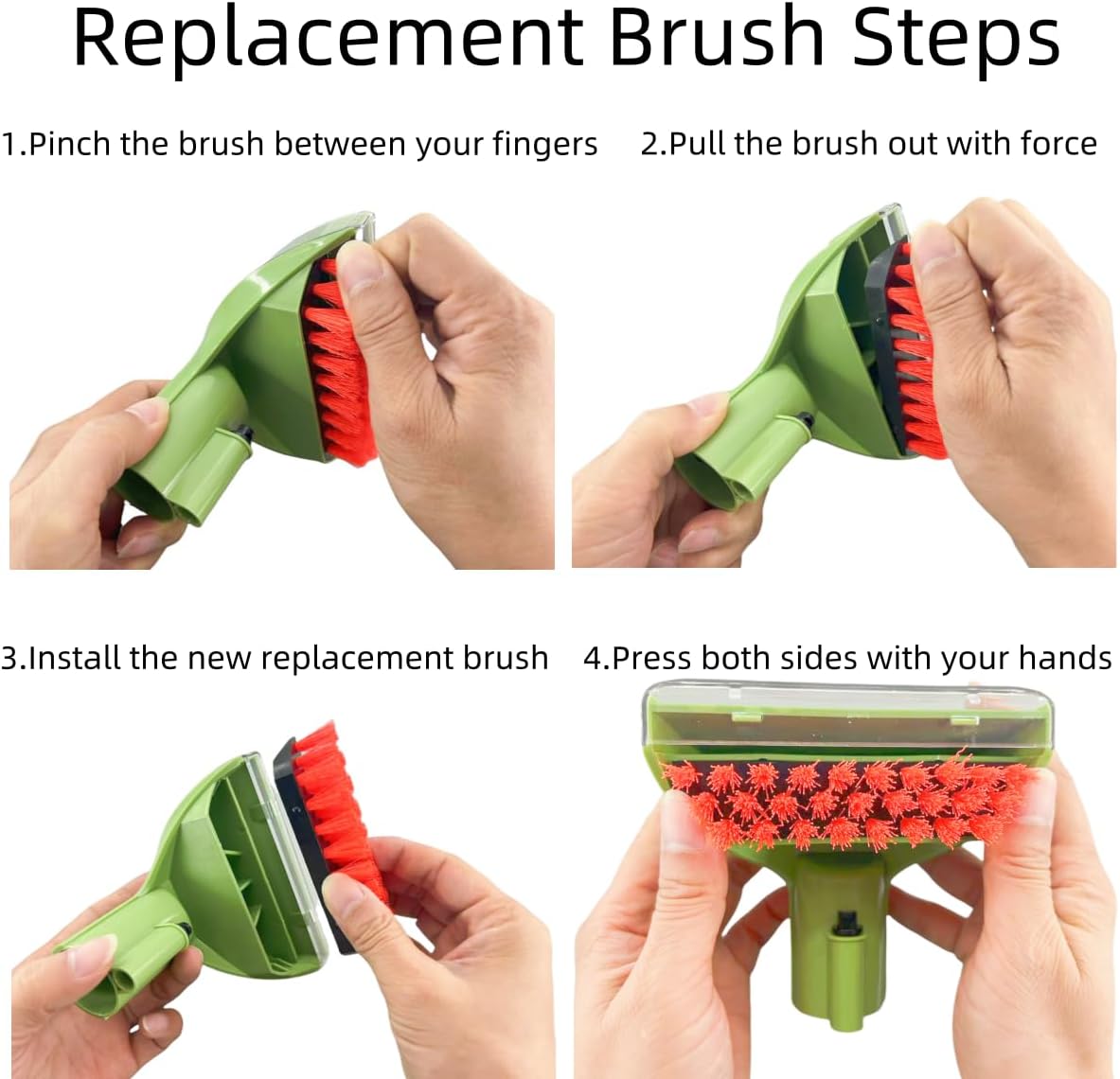 Skiennix Little Green Machine Brush Replacement Parts - Tough Stain Tool Attachments | Compatible with 1400B, 3194, 3353, 2458, 3588F, 1986, 1425, 2513E, 3624