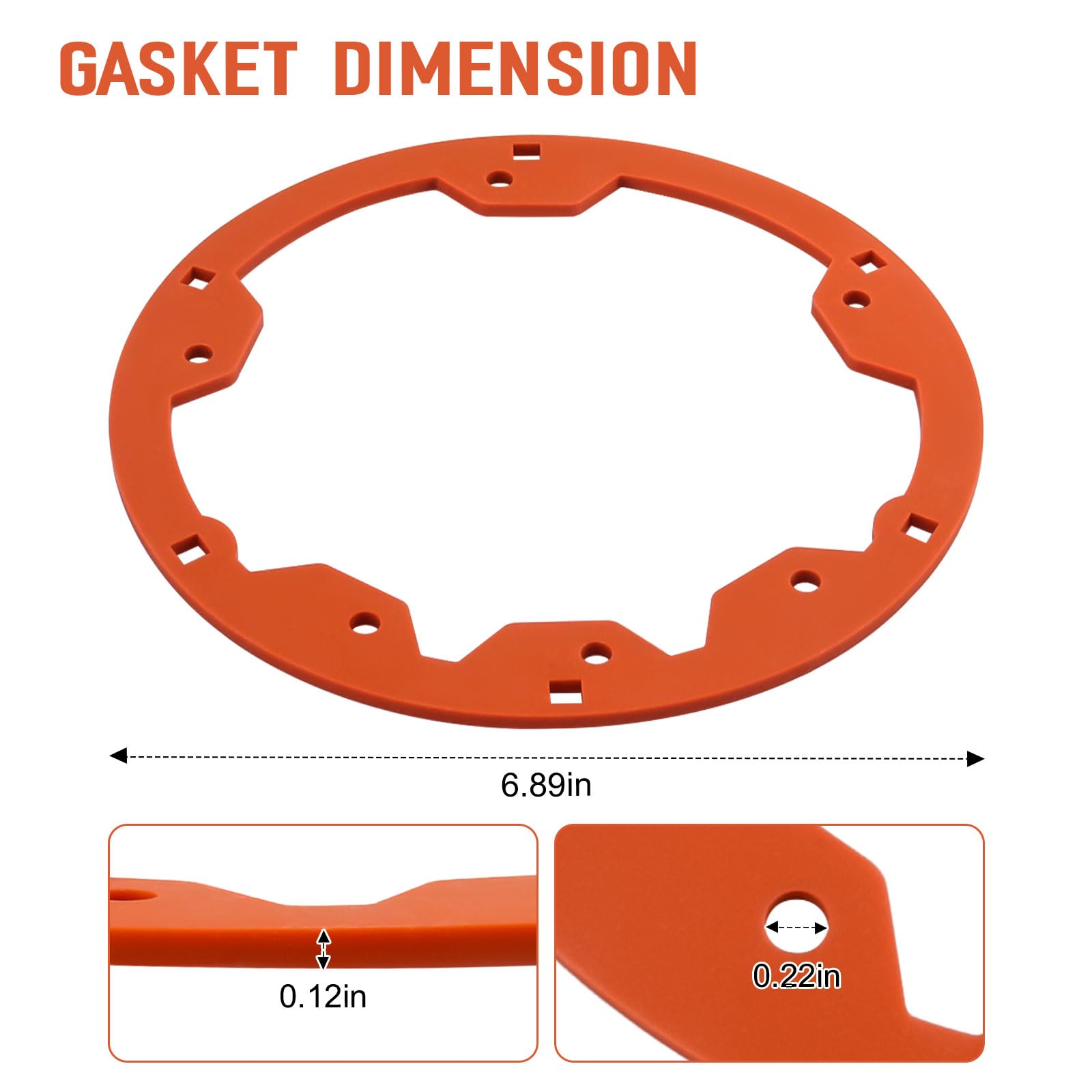 Combustion Blower Motor Gasket Replacement for Quadrafire Mt Vernon Ae Stove Srv7000-714，Pellet Stove Combustion Blower Gasket Fireplace Parts - Used to Seal Up The Combustion Chamber (1 Piece)