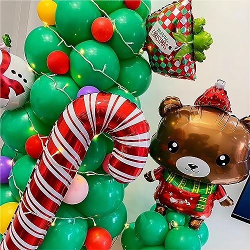 Green Balloons Garland Kit - 140pcs in Various Sizes for Parties