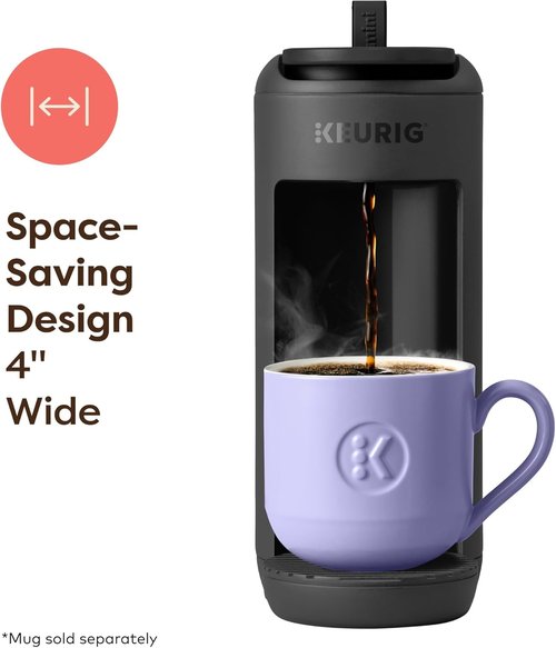 Keurig K-Mini Mate Single Serve Coffee Maker - Compact & Portable for Small Spaces | Brews 12 oz, Black