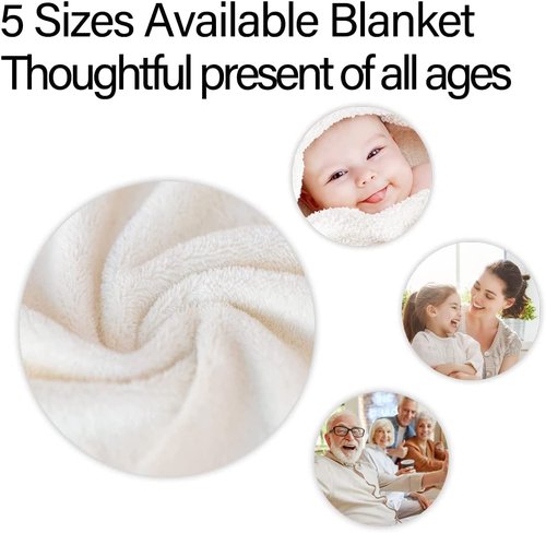 Feelyou Popcorn Flannel Fleece Throw Blanket Kids,Cinema Poster Design Fuzzy Blanket for Bed Sofa Couch,Old Fashion Home Decor Bed Blanket Breathable Plush Blanket Room Decor Baby 30"x40"