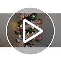Carytalee 36 FT Christmas Tinsel Garland - Rose Gold & White