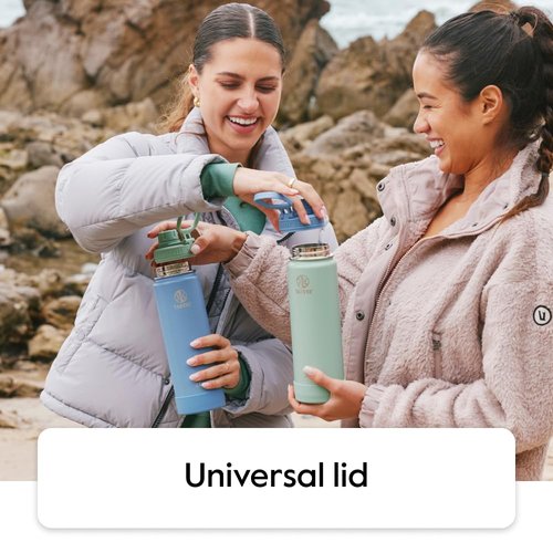 Takeya Actives Water Bottle with Straw Lid - Durable & Easy-Care Water Bottle with Stainless Steel Insulation - BPA-Free Lid with Carry Handle & Straw - Dishwasher-Safe - 24 oz, Onyx