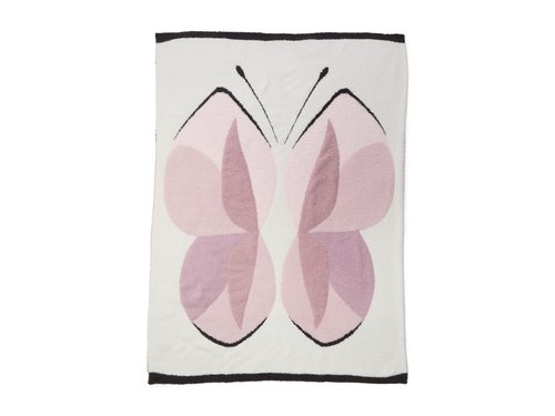 Barefoot Dreams, Unisex, CozyChic® Abstract Butterfly Stroller Blanket, Petal Multi, Baby