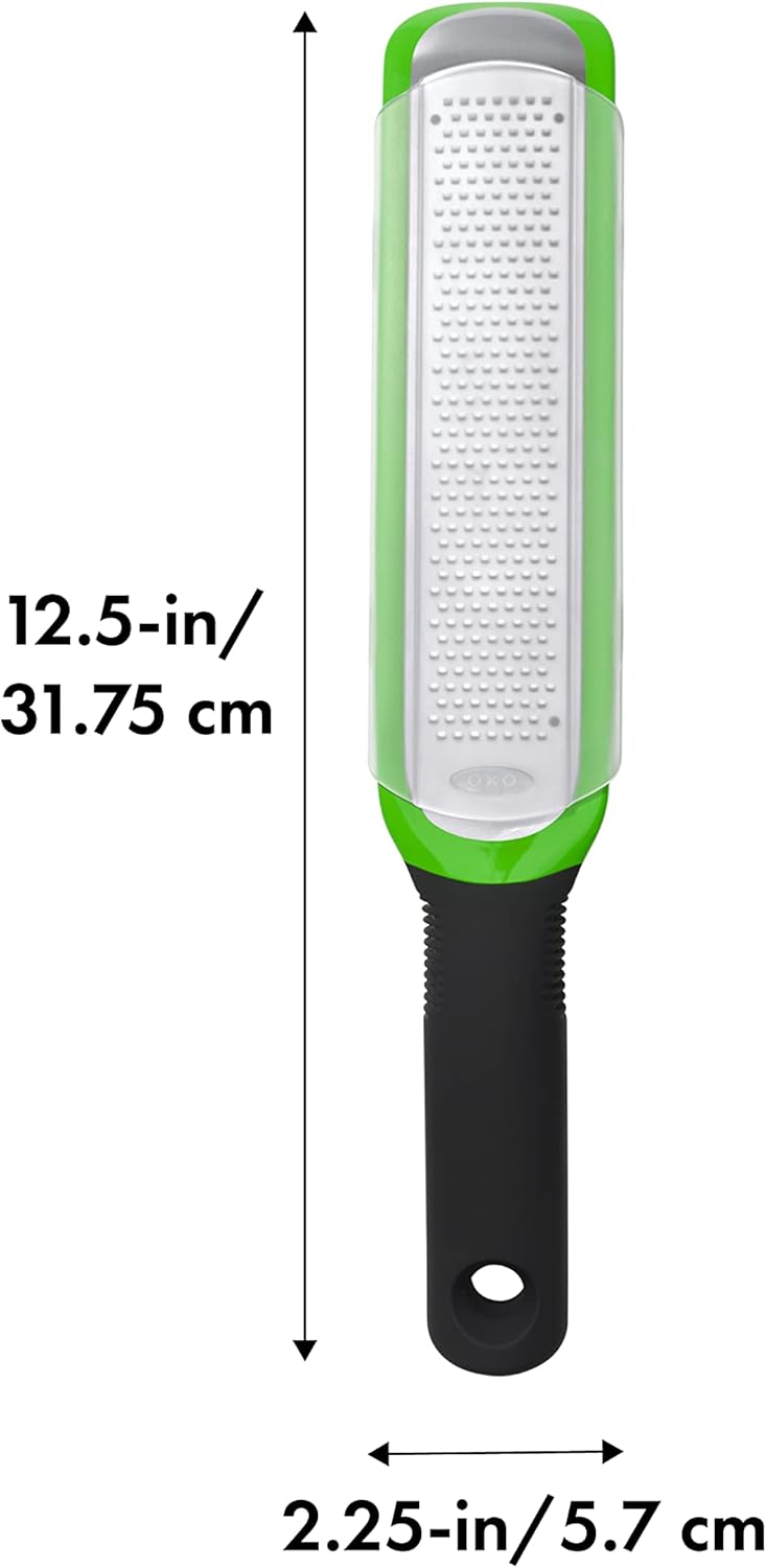 OXO Good Grips Zester & Grater - Precision Etched Blades for Effortless Citrus Zesting & Grating