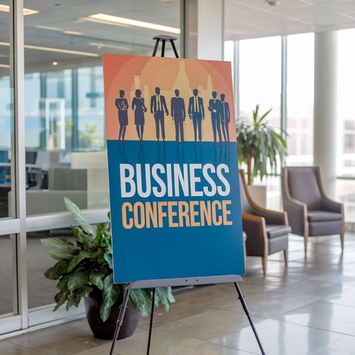 Custom Foam Board Poster Sign - Personalized Full Color Display for Events | 24x36 Inches