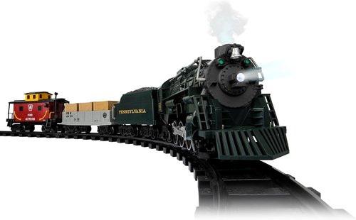 Lionel Pennsylvania Flyer Battery-Powered Train Set - Bluetooth Control, Water Vapor Smoke & Lights | 2-Rail Track for Kids 4+