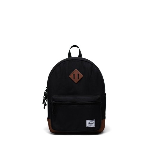 Herschel Supply Co. Unisex Heritage Kids' Backpack, Black/Brown, 15L