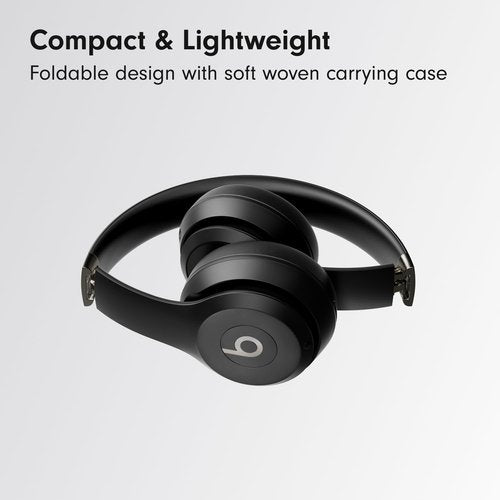 Beats Solo 4 Wireless On-Ear Bluetooth Headphones - 50-Hour Battery Life, Ultra-Lightweight Comfort | Matte Black