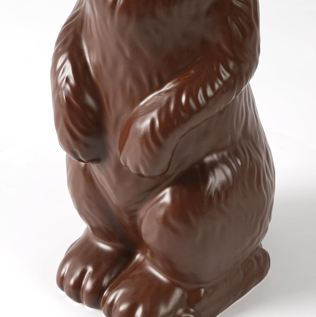 Zesua Easter Bunny Figurine - 14.5" Standing Ceramic Decor for Home & Garden - Perfect for Spring Celebrations