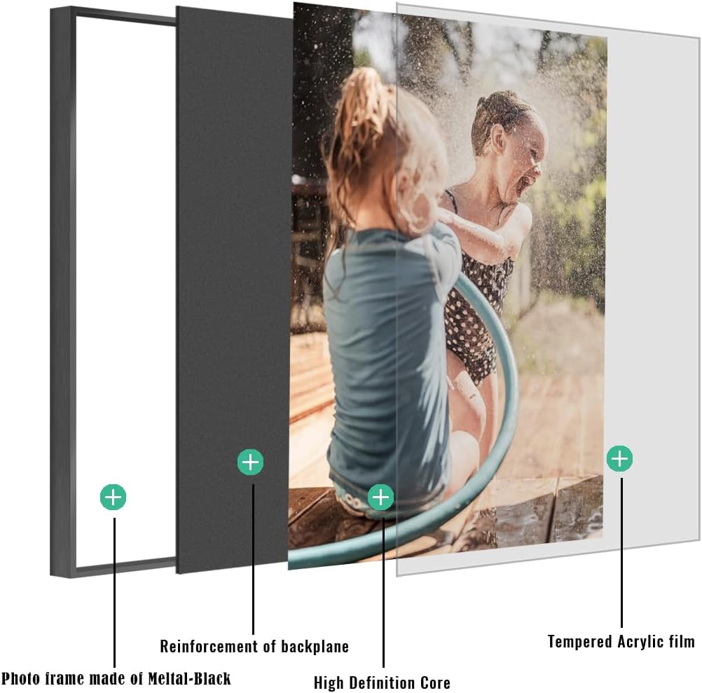 Skiennix Canvas Prints - Custom Photo Posters for Framed Wall Art | Ideal Home Décor & Gifts (8x10, Black Frame)