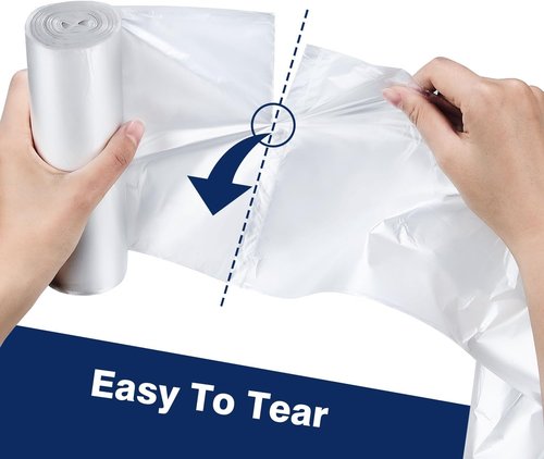 High-Density Trash Can Liners by [Brand Name] - 7-10 Gallon, 24'' x 24'', 1000 Count for Office & Industrial Use