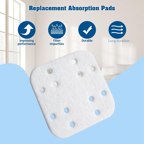 Gazeer 36-Pack Mineral Absorption Pads Compatible with LEVOIT Humidifier Replacement Filter Compatible with LV600S,LV600HH,OasisMist450S