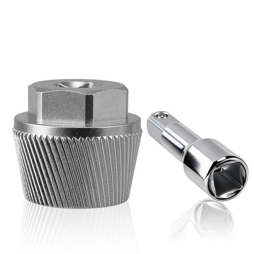 Tub Drain Tool Tub Drain Extractor Broken Pipe Removal Tool Stubborn Rusted Drain Remover with Extension Rod Chrome Anti-Rust Finish Bathtub Repair Tools