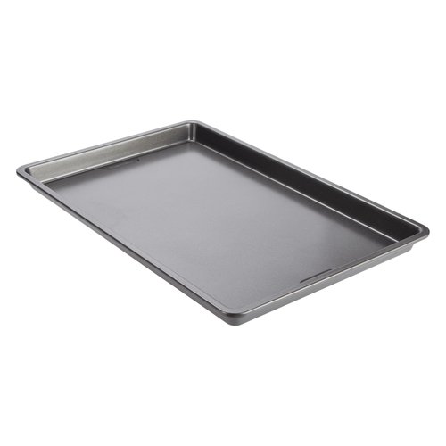 GoodCook PRO Large Baking Sheet Pan Nonstick Warp & Scratch-Resistant Dishwasher-Safe Carbon Steel Construction for Even Baking Oven Safe to 480°F, 11 x 17-Inch, Gray