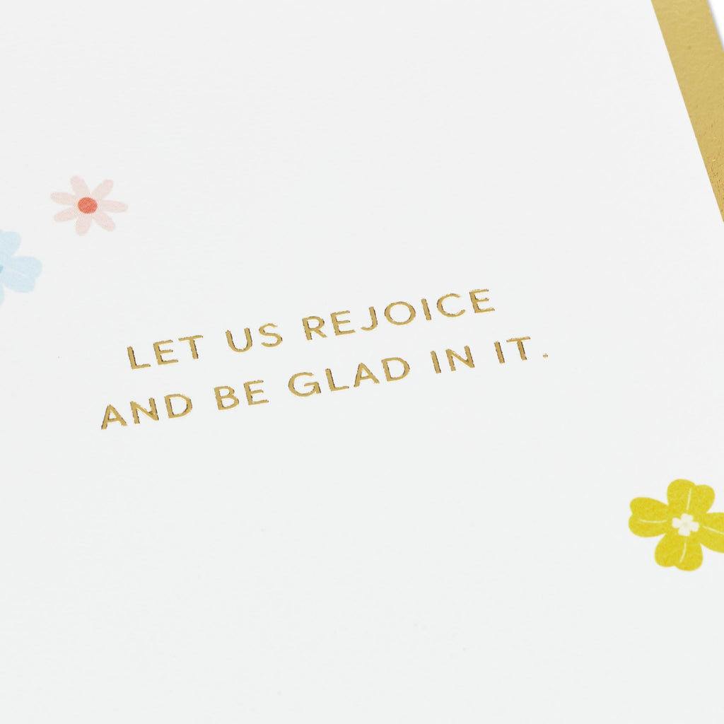 Hallmark Signature Paper Wonder Religious Pop Up Card (Cross with Flowers) for Birthdays, Baptisms, Confirmations