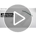 8-Piece Reusable Straw Cleaner Brush Set - 12 Inch Long