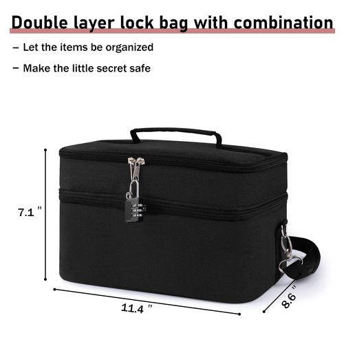EKRISON Locking Storage Box Travel Bag for Toys Receive Bag Game Toys Storage Bags