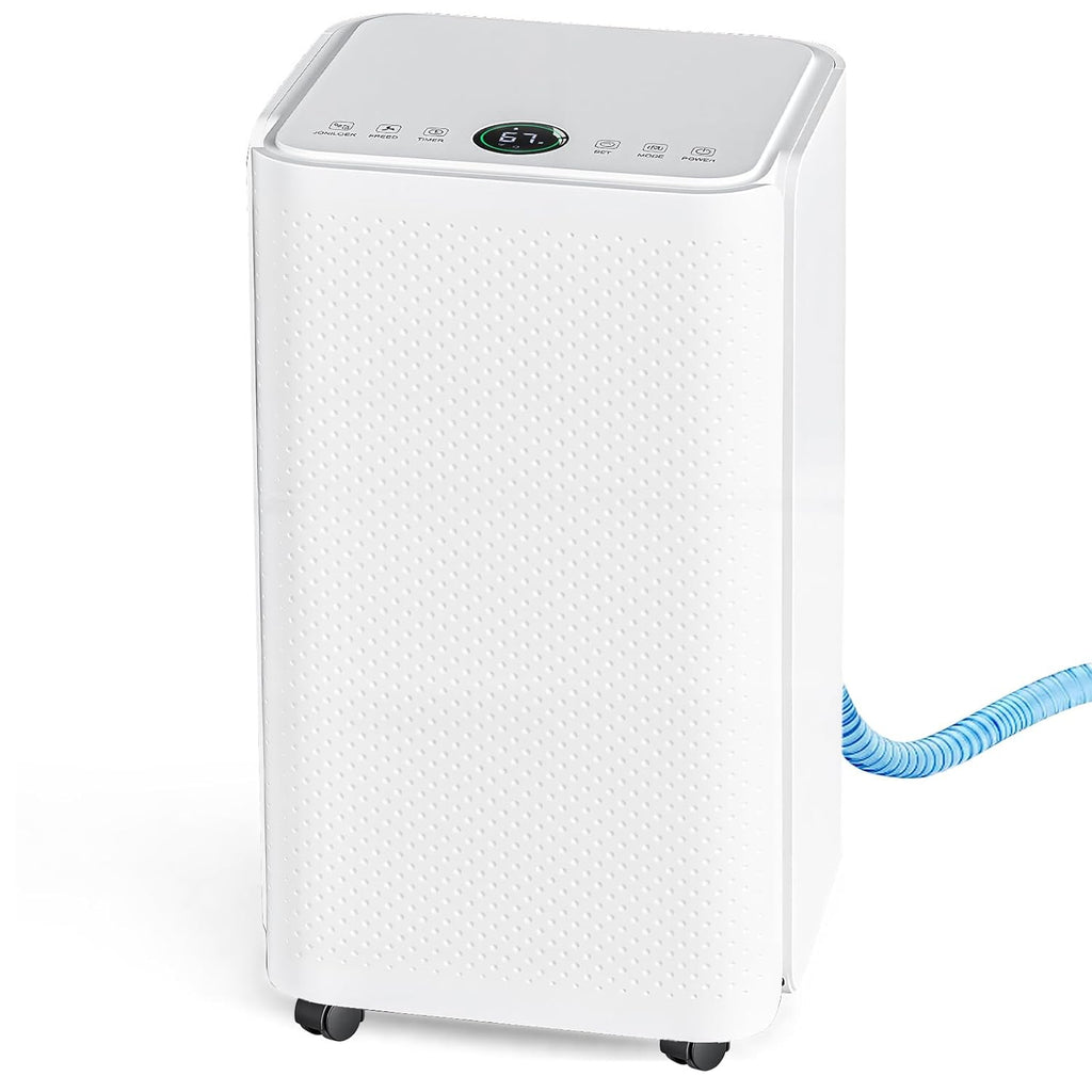 NEWBULIG 30-Pint Dehumidifier - Quiet 38dB Operation | Smart Humidity Control for Home & Basement