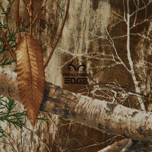 Northwest Realtree 3-Piece Twin Size Sheet Set, 1 Fitted Sheet, 1 Flat Sheet, 1 Pillowcase, Camo Bedding, Cabin Sheets, Edge Camo