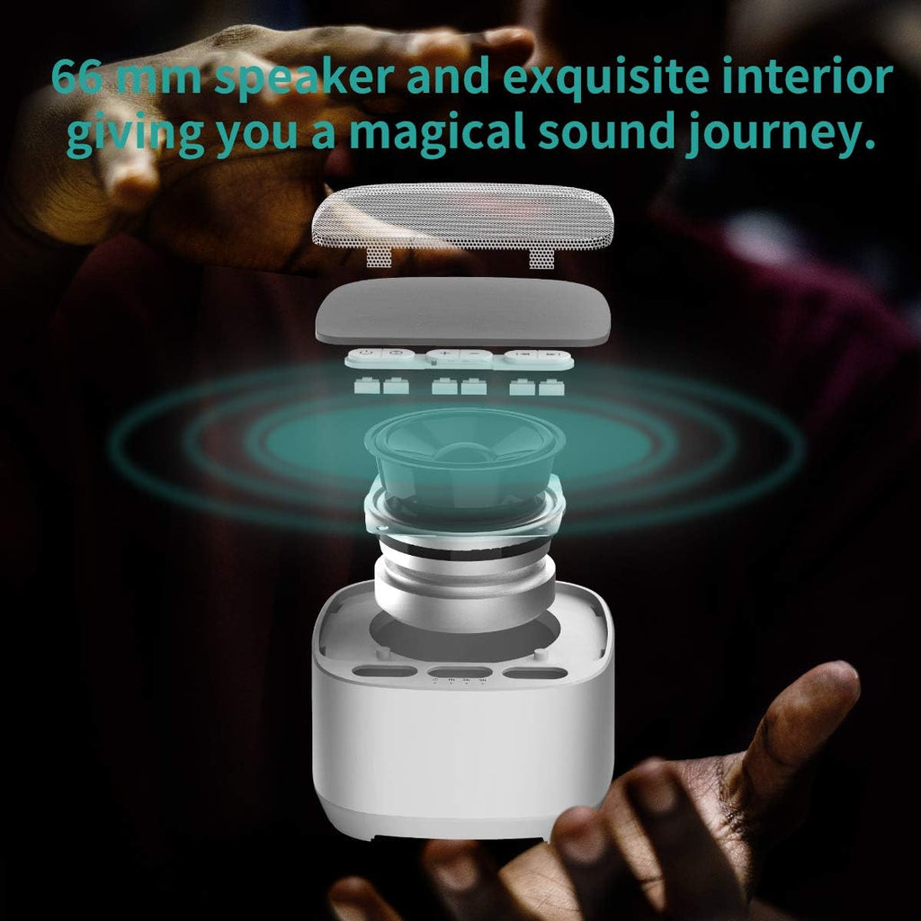 Magicteam White Noise Machine - 40 Soothing Sounds, Memory Function & Sleep Timer | Ideal for Babies, Kids & Adults
