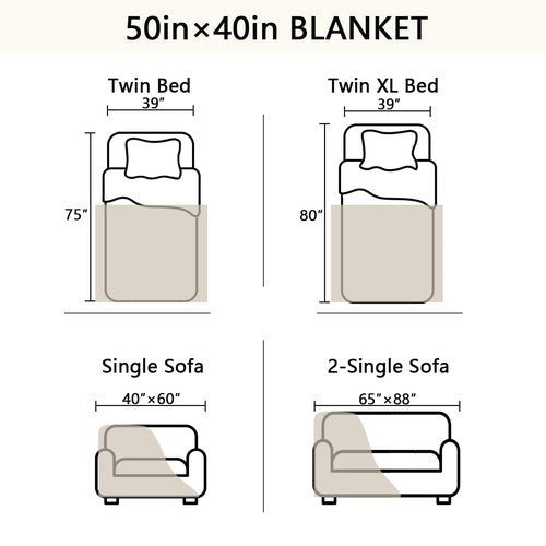 Vessia Flannel Fleece Throw Blanket, 3D Jacquard Burnt Orange Fuzzy and Warm Blanket for Couch, Sofa, Bed, 300GSM Super Soft Touch Cozy Home Decor for All Seasons (50x40 inches)
