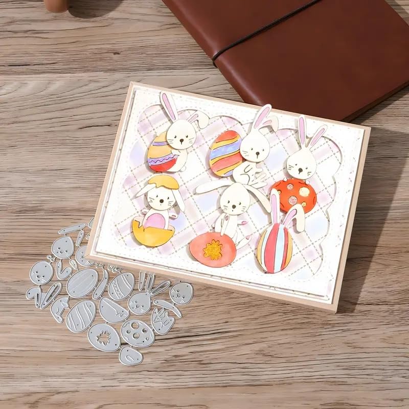 Easter Bunny Metal Cutting Dies for Scrapbooking and Card Making