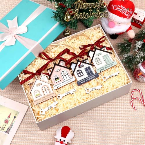 2025 Wooden House Ornament - New Home Keepsake Gift