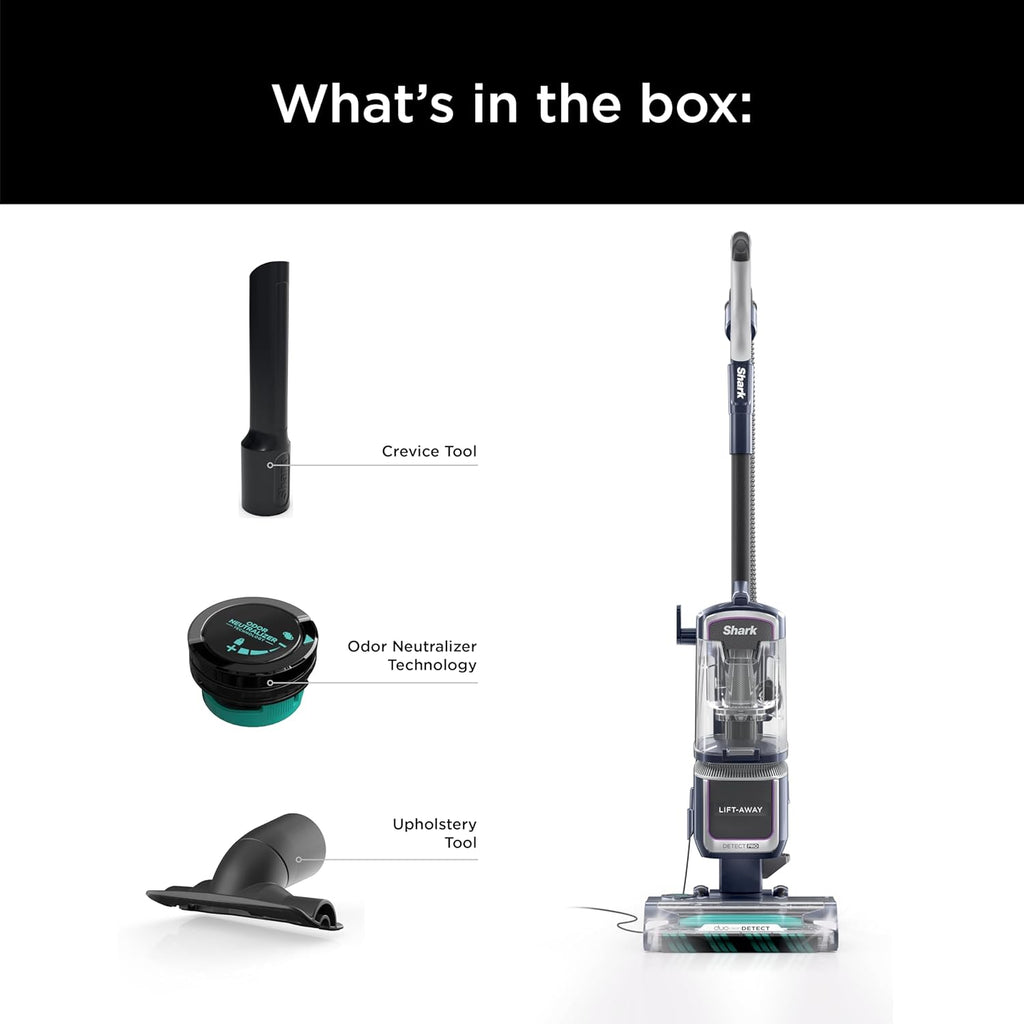 Shark Detect Pro Speed Lift-Away Vacuum - Bagless, DuoClean, Anti-Allergen | LA742