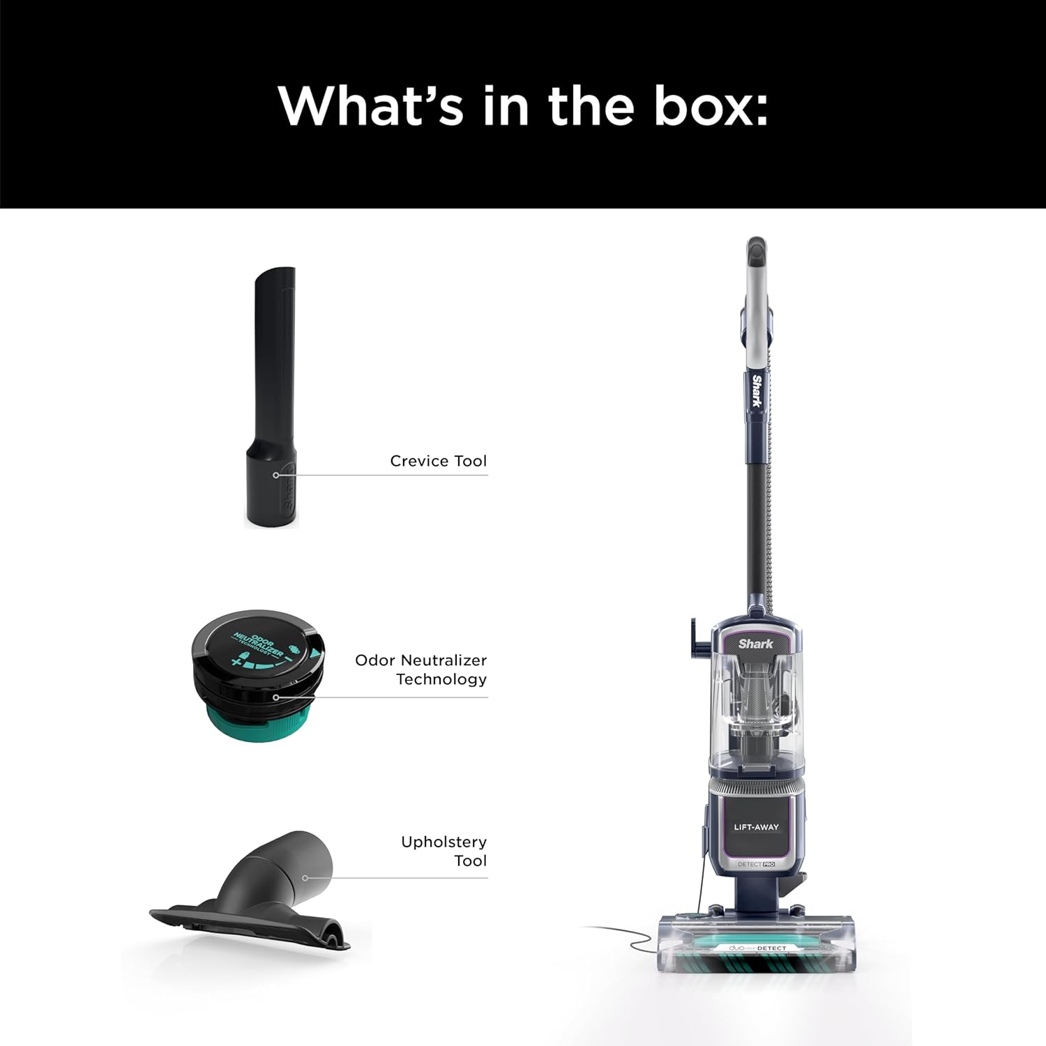 Shark Detect Pro Speed Lift-Away Vacuum - Bagless, DuoClean, Anti-Allergen | LA742