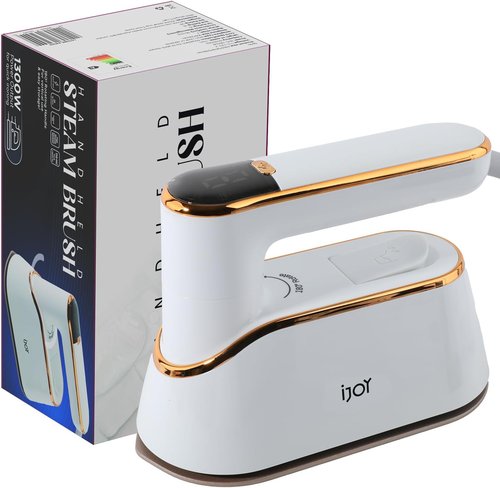 iJoy Travel Steamer Iron - 1200W Portable Handheld with 4 Modes & LCD Display | Fast Heating, 180° Swivel Handle, Ideal for Home & Travel