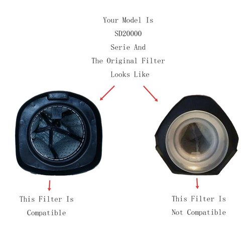 YFANTPA 4 Pcs Dust Cup Filter 083405 for Dirt Devil F25 F-25 2SV1102000 SD20000