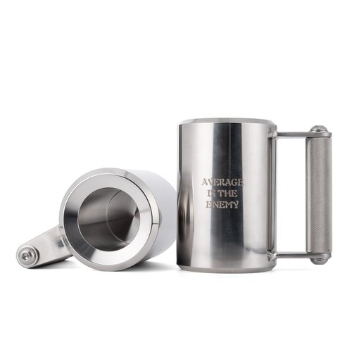 LongPunch Heavy Mug 6KG/13LB 10 oz,Mirror Polished Stainless Steel Fitness Water Cup,Overweight Dumbbell Cups, Funny Beer Mug,Gym Workout, and Coffee Enthusiast Gift, Prank Gift