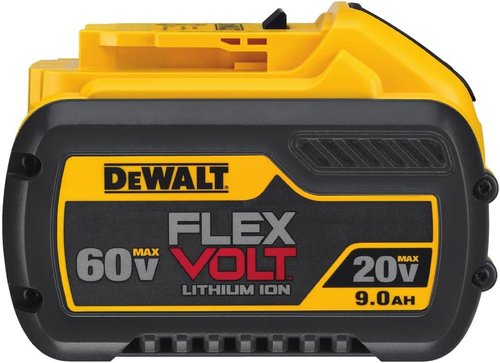 DEWALT 60V MAX* FLEXVOLT Lithium Battery - 9Ah Capacity with Charger Included
