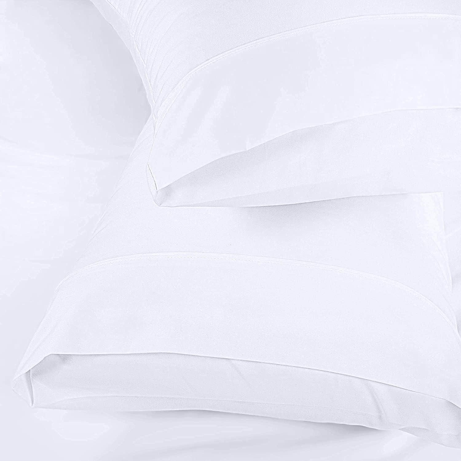 Utopia Bedding King Pillow Cases - 12 Pack Soft Brushed Microfiber - Fade Resistant 20 x 40 Inches | White