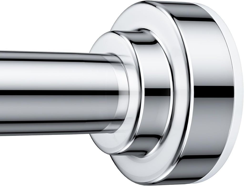 TEECK Adjustable Shower Curtain Rod - 32-80 Inch Anti-Slip, Rust-Free Design | Easy No-Drill Installation