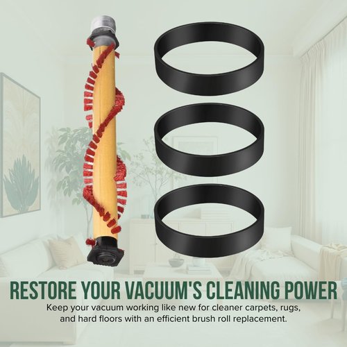 Selgo Replacement Roller Brush with 3 Belts for Oreck Commercial Vacuum Cleaners - Fits for XL21 Upright Vacuum Cleaners Only (12 1/4" Long)