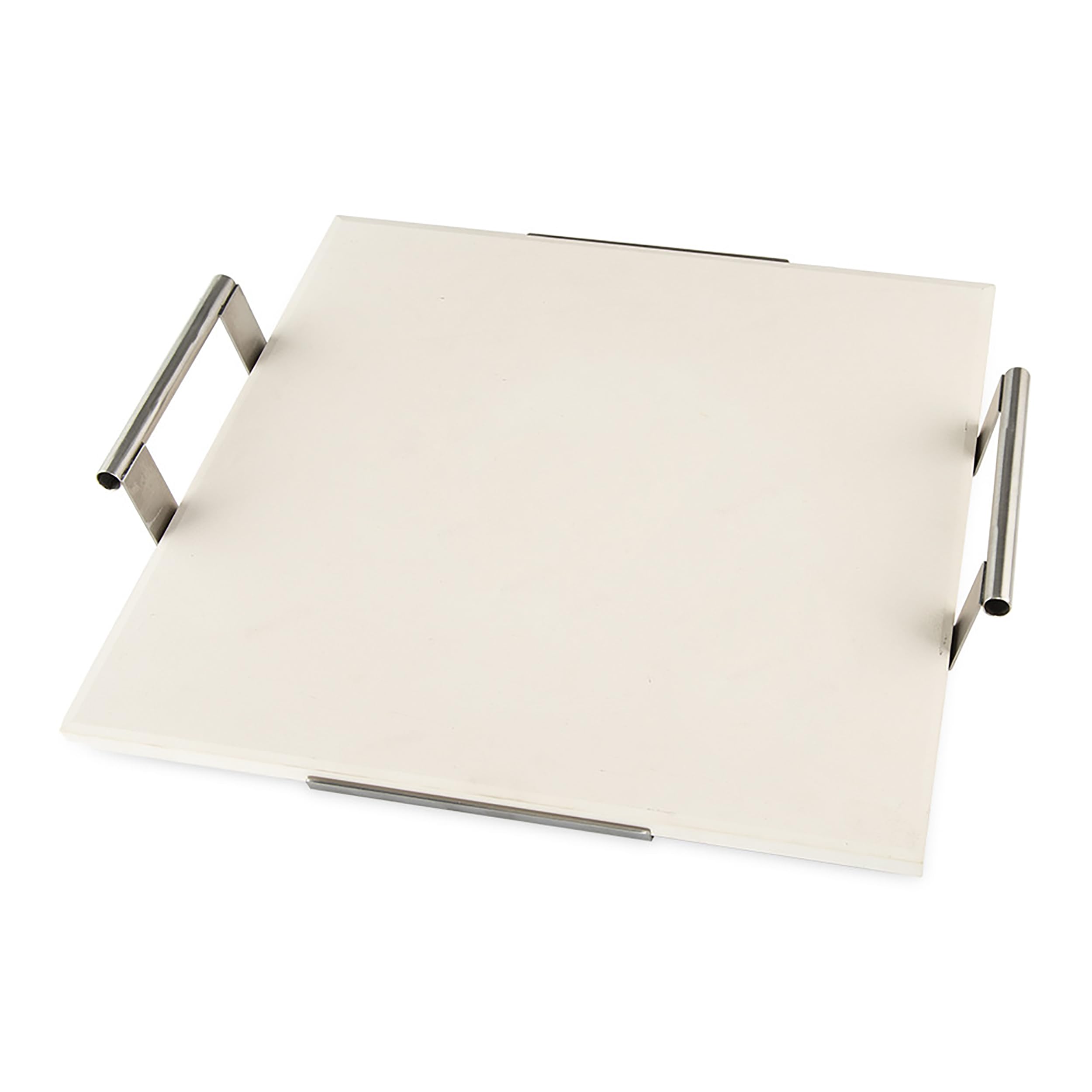 Nordic Ware 14-Inch Square Pizza and Baking Stone, Oven Safe and Grill Safe Cordierite with Stainless Holder