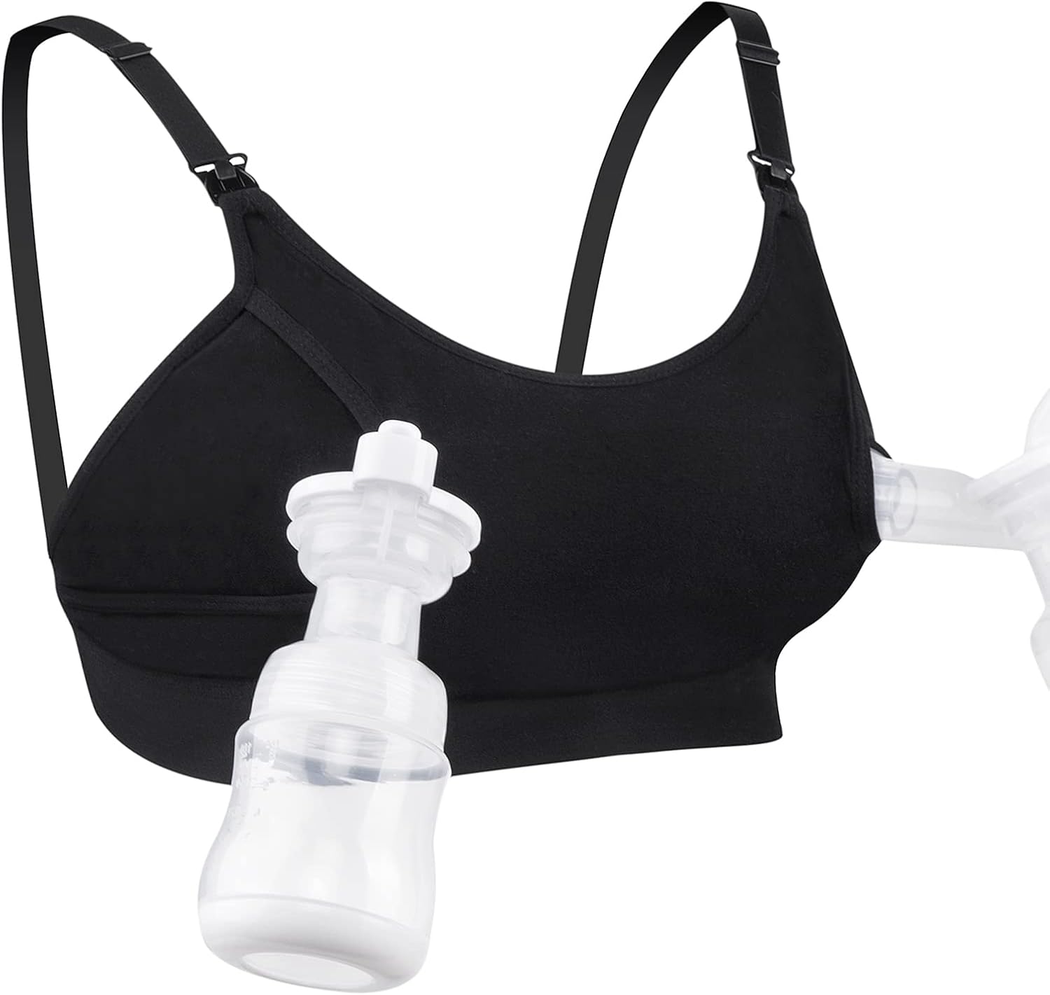 Momcozy Hands-Free Pumping Bra - Adjustable Nursing & Pumping Bra for Comfort and Convenience
