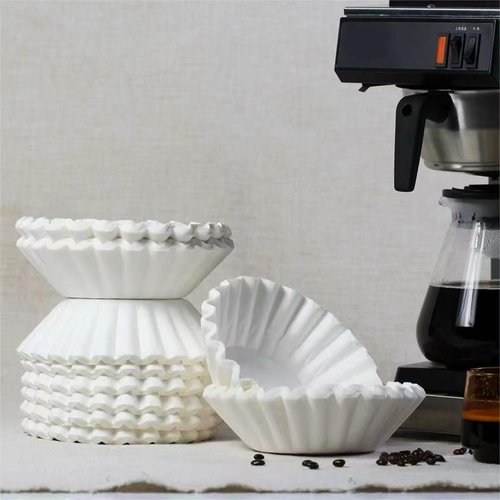 Commercial Coffee Filters - Extra Large 12 Cup Unbleached Filters (300ct) | 9.75" Diameter for Bunn Machines