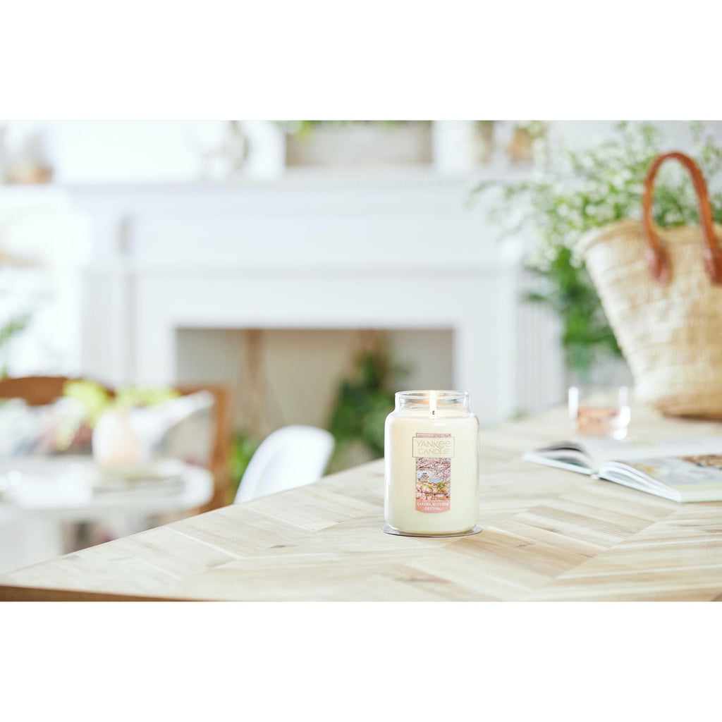 Yankee Candle Sakura Blossom Festival Large Jar Candle White Rose