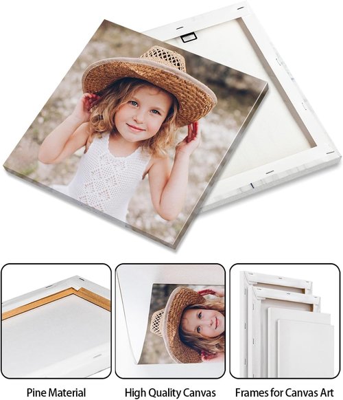 AbcCustomize Canvas Prints - Personalized Photo Wall Art for Bedroom & Living Room Decor | Ready to Hang