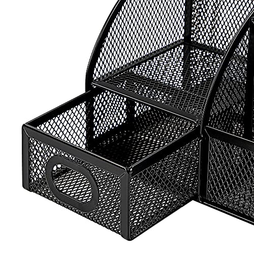 Amazon Basics Mesh Pen Holder - Durable Desktop Organizer
